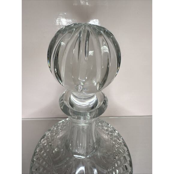 vintage Exquisite lead CRYSTAL Ships Decanter &Stopper, Excellent Condition - Picture 5 of 10